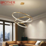 Luxury Gold Nordic Pendant Lamp - Hans Lumiere