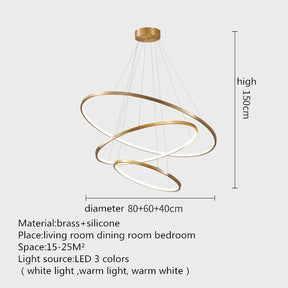 Luxury Gold Nordic Pendant Lamp - Hans Lumiere
