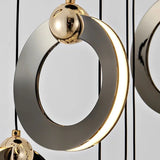 Luxury Indoor Aluminum Round LED Chandelier - Hans Lumiere