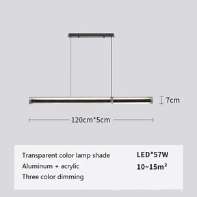 Luxury Italian Long Table Tunnel Style LED Chandelier - Hans Lumiere