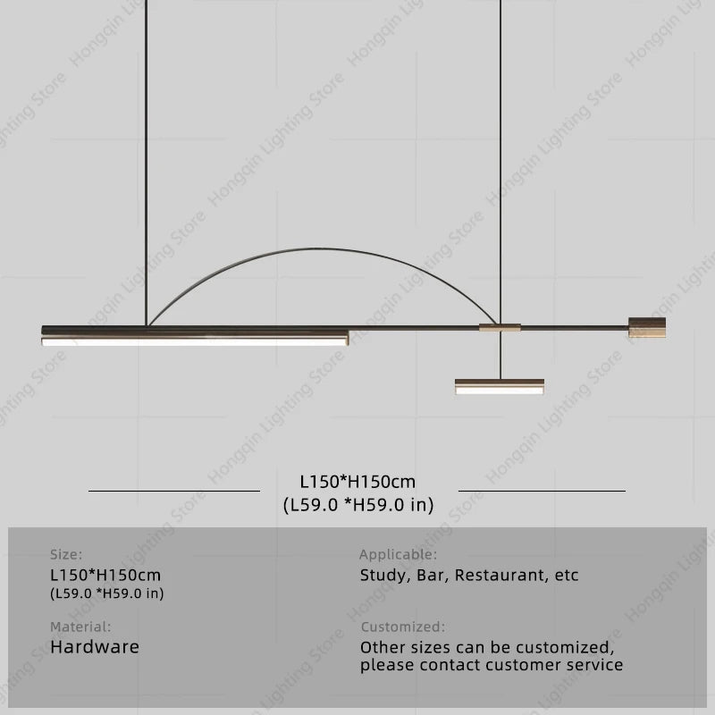 Luxury Kitchen Island Ceiling Hanging Lamp - Hans Lumiere