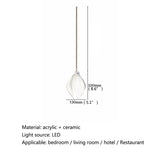 Luxury Magnolia Petal Ceramics Chandelier - Hans Lumiere
