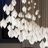 Luxury Magnolia Petal Ceramics Chandelier - Hans Lumiere