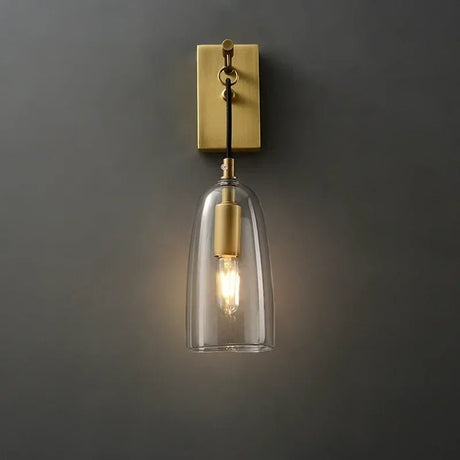 Luxury Modern Creative All Copper Wall LED Lamp - Hans Lumiere