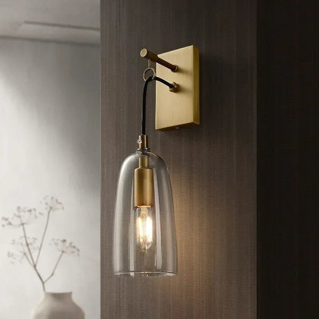 Luxury Modern Creative All Copper Wall LED Lamp - Hans Lumiere