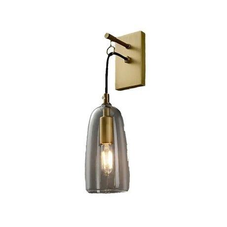 Luxury Modern Creative All Copper Wall LED Lamp - Hans Lumiere