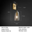 Luxury Modern Creative All Copper Wall LED Lamp - Hans Lumiere