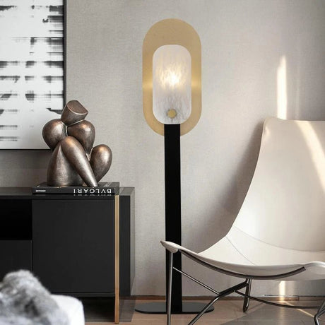 Luxury Nordic Marble Floor Lamp - Hans Lumiere