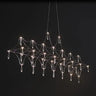 Luxury Postmodern Crystal Stainless Steel LED Chandelier - Hans Lumiere