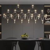 Luxury Postmodern Crystal Stainless Steel LED Chandelier - Hans Lumiere