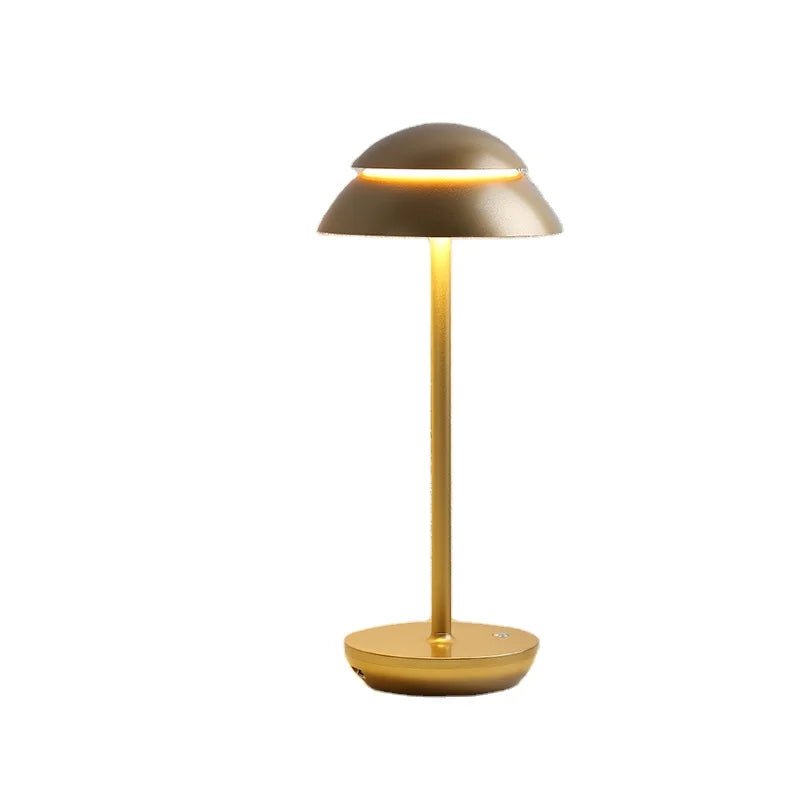Luxury Rechargeable Wireless Metal Art Deco Table Lamp - Hans Lumiere