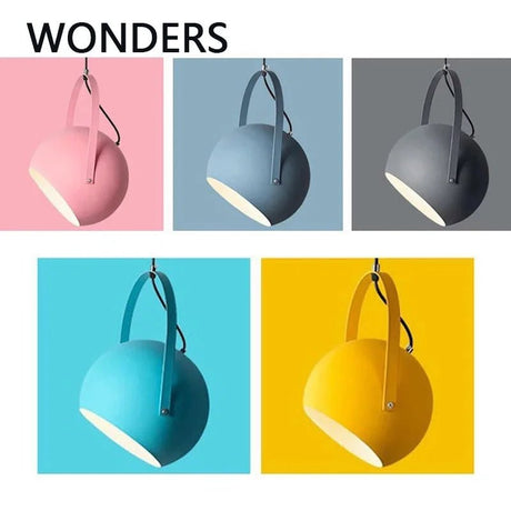 Macaron Colorful Luminaria Pendant Lights - Hans Lumiere