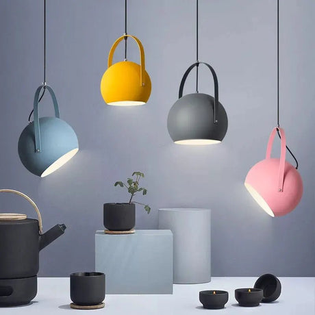 Macaron Colorful Luminaria Pendant Lights - Hans Lumiere