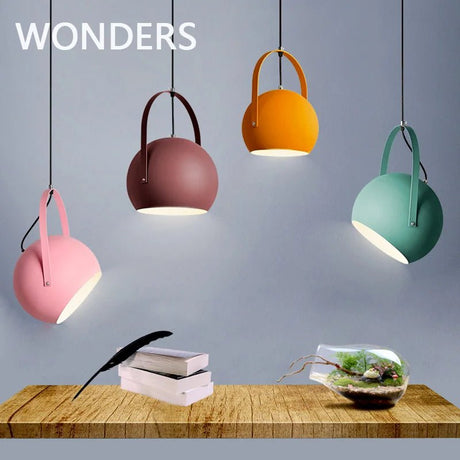 Macaron Colorful Luminaria Pendant Lights - Hans Lumiere