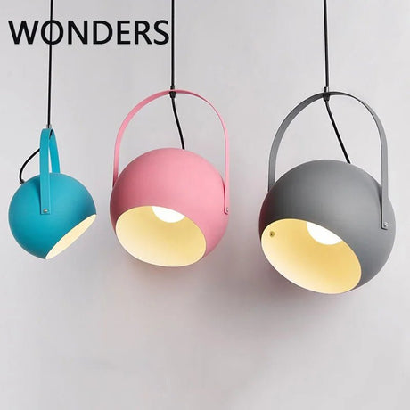 Macaron Colorful Luminaria Pendant Lights - Hans Lumiere