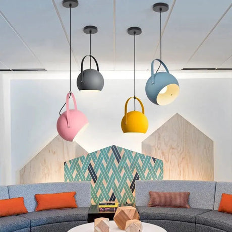 Macaron Colorful Luminaria Pendant Lights - Hans Lumiere