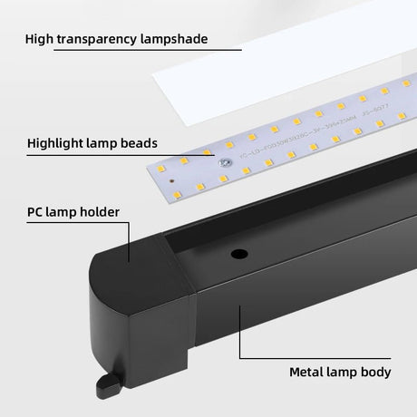 Magnetic LED Track Light System Ceiling Track Lamp - Hans Lumiere