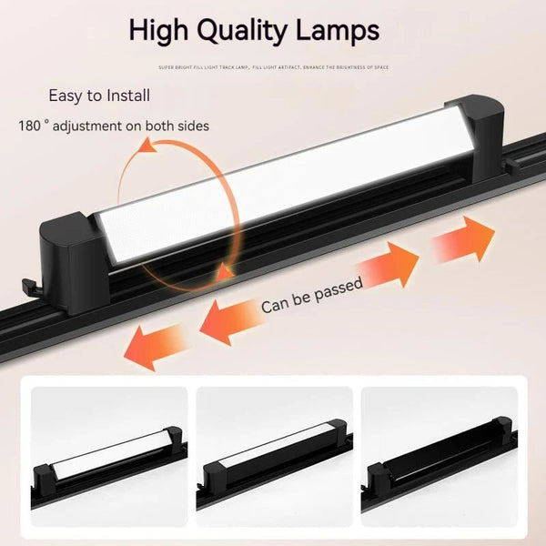 Magnetic LED Track Light System Ceiling Track Lamp - Hans Lumiere