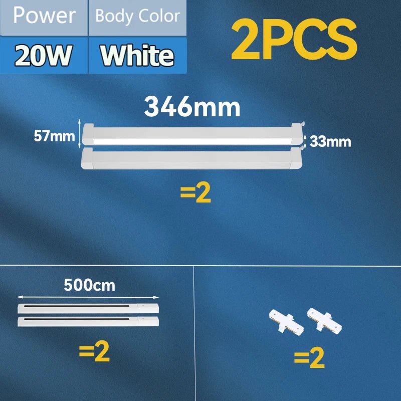 Magnetic LED Track Light System Ceiling Track Lamp - Hans Lumiere