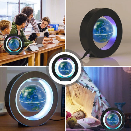 Magnetic Levitation Floating Globe LED Light - Hans Lumiere