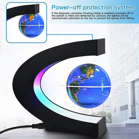 Magnetic Levitation Globe LED Antigravity Lamp - Hans Lumiere