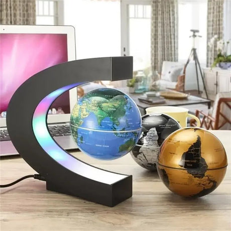 Magnetic Levitation Globe LED Antigravity Lamp - Hans Lumiere