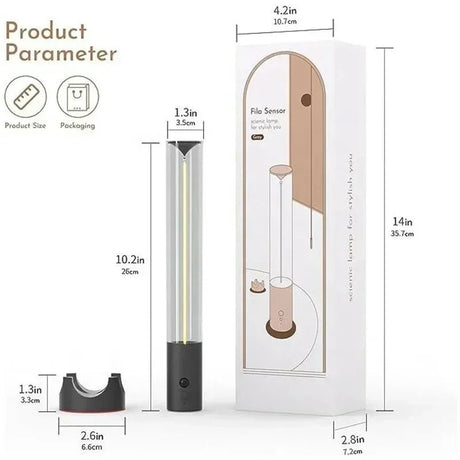Magneto Touch Cordless USB Rechargeable Desk Lamp - Hans Lumiere