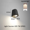 Microcement Outdoor Waterproof Wall Lamp for Hotel & Villa Exteriors - Hans Lumiere