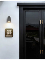 Microcement Outdoor Waterproof Wall Lamp for Hotel & Villa Exteriors - Hans Lumiere