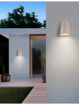 Microcement Outdoor Waterproof Wall Lamp for Hotel & Villa Exteriors - Hans Lumiere