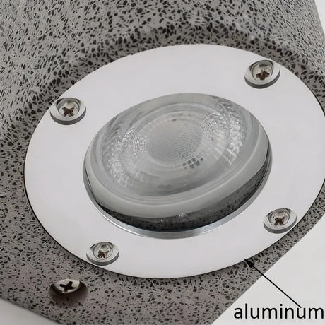 Microcement Outdoor Waterproof Wall Lamp for Hotel & Villa Exteriors - Hans Lumiere