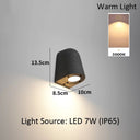 Microcement Outdoor Waterproof Wall Lamp for Hotel & Villa Exteriors - Hans Lumiere