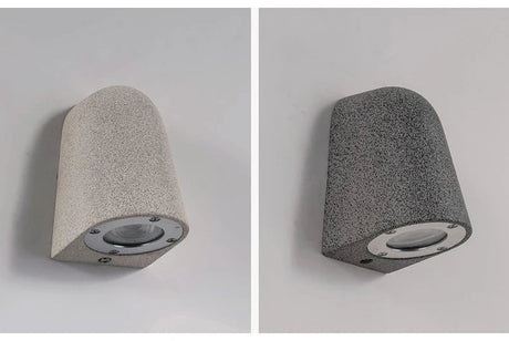 Microcement Outdoor Waterproof Wall Lamp for Hotel & Villa Exteriors - Hans Lumiere