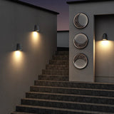 Microcement Outdoor Waterproof Wall Lamp for Hotel & Villa Exteriors - Hans Lumiere