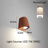 Microcement Outdoor Waterproof Wall Lamp for Hotel & Villa Exteriors - Hans Lumiere