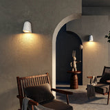 Microcement Outdoor Waterproof Wall Lamp for Hotel & Villa Exteriors - Hans Lumiere