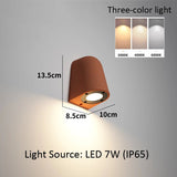 Microcement Outdoor Waterproof Wall Lamp for Hotel & Villa Exteriors - Hans Lumiere