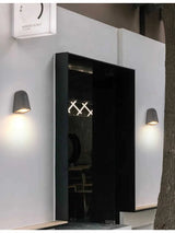 Microcement Outdoor Waterproof Wall Lamp for Hotel & Villa Exteriors - Hans Lumiere