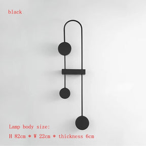 Minimalist Line Art Wall Sconce for Living Room and Bedroom - Hans Lumiere