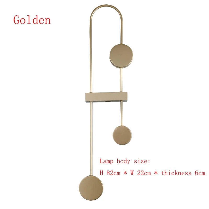 Minimalist Line Art Wall Sconce for Living Room and Bedroom - Hans Lumiere