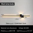 Minimalist Long LED Wall Sconce – Modern Metal Wall Light, 60/90/120cm - Hans Lumiere