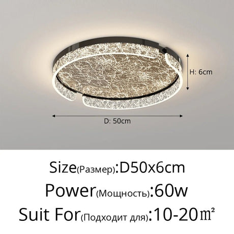Minimalist Luxury LED Ceiling Lamp - Hans Lumiere