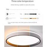 Minimalist Modern Bright Round LED Ceiling Light - Hans Lumiere