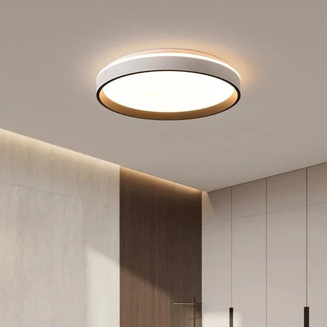 Minimalist Modern Bright Round LED Ceiling Light - Hans Lumiere