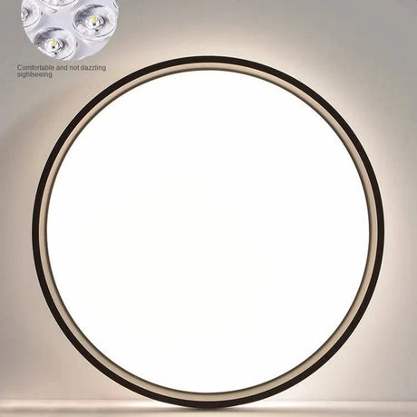 Minimalist Modern Bright Round LED Ceiling Light - Hans Lumiere