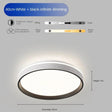 Minimalist Modern Bright Round LED Ceiling Light - Hans Lumiere