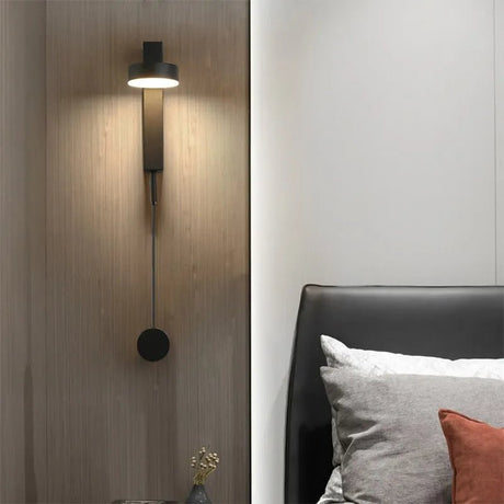 Minimalist Modern LED Wall Lamps With Rotation Dimming Switch - Hans Lumiere