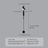 Minimalist Modern LED Wall Lamps With Rotation Dimming Switch - Hans Lumiere