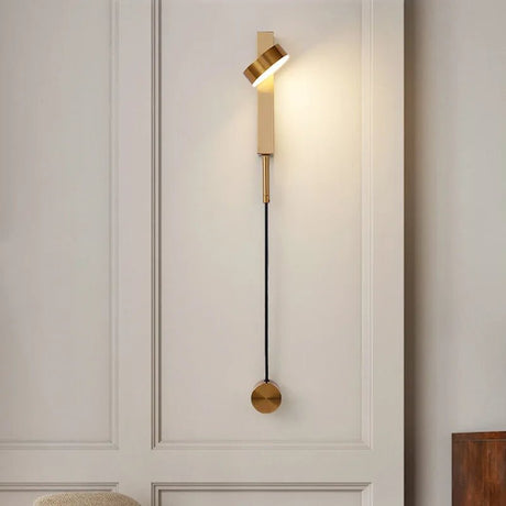 Minimalist Modern LED Wall Lamps With Rotation Dimming Switch - Hans Lumiere