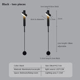 Minimalist Modern LED Wall Lamps With Rotation Dimming Switch - Hans Lumiere